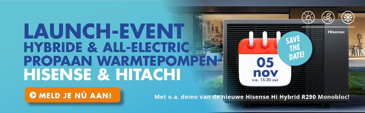 Launch-Event Hybryde & All-Electric Propaan warmtepompen