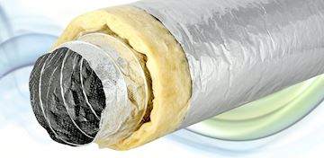 Sonoslang 315mm L-10mtr, geïsol. akoestische slang