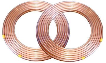 Koelleiding op rol 7/8 x 1,14 mm - rol 15,24 mtr - pr/rol