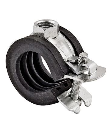 Pijpbeugel met rubber inleg 50-55 mm - pr/st (VPE 50)