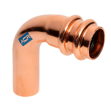 ACR Copper Press Bend 90° M/F 1 1/8 - (pr/2 stuks)
