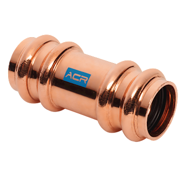 ACR Copper Press Coupling 1/4 - (pr/5 stuks)
