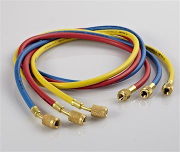 CPS - Vulslangset 1/4" 150 cm (Blauw, Geel, Rood)