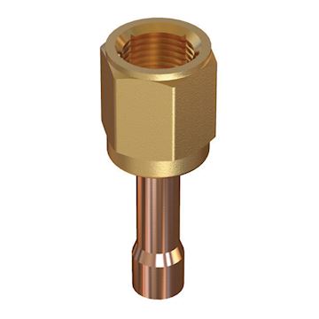 Danfoss RVS adapter 3/4"