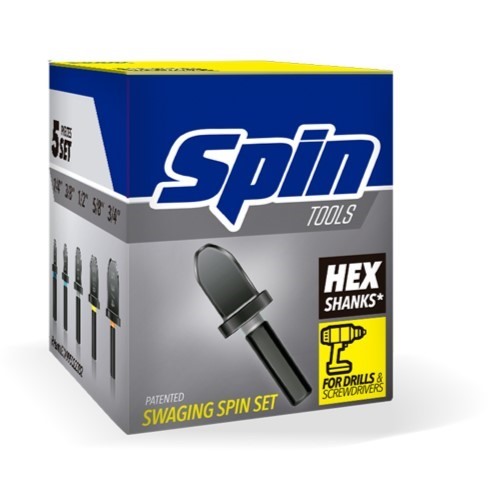 Foto Spin Tromp Kit 1/4-3/8-1/2-5/8 voor in accutol