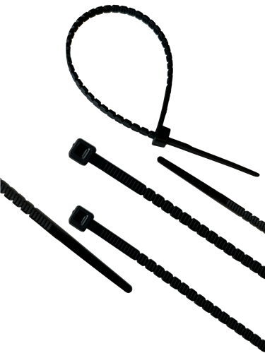Foto Twist-to-Break Nylon kabelbinder 4,6 x 300mm zwart  (vpe100)