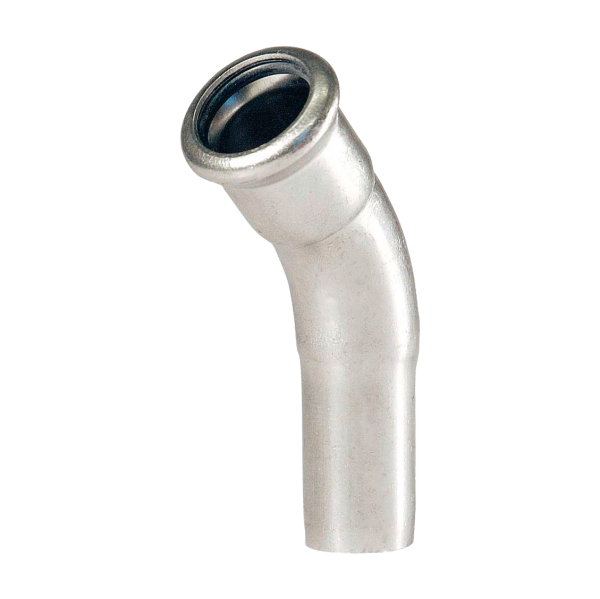 Afbeelding M-Press RVS Insteekbocht 45° 28 mm. pr/st VPE 10