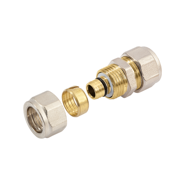 Afbeelding Alu-knel Rechte koppeling 32 x 32 mm pr/st VPE 5