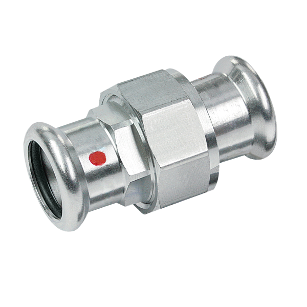 Afbeelding M-Press Staalverzinkt 3-del. kop. vlakdichtend 15 pr/st