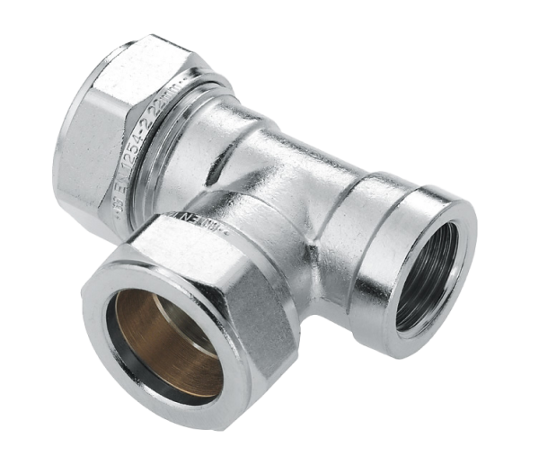 Afbeelding 82611 T-stuk 15 x 15 x 1/2"bi. vertind pr/st VPE 5