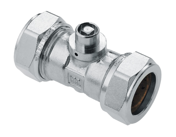 Afbeelding 82780 Rechte koppeling + ontluchting 15x15 ni. pr/st VPE 5