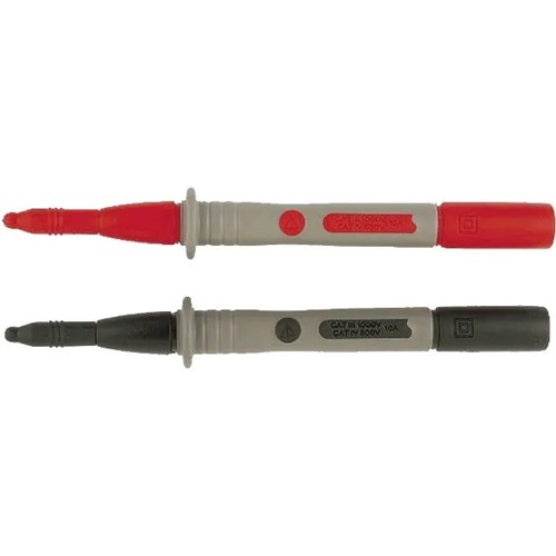 Foto Uni-T - Set meetpennen (rood/zwart) met 4mm probetip, L 99mm