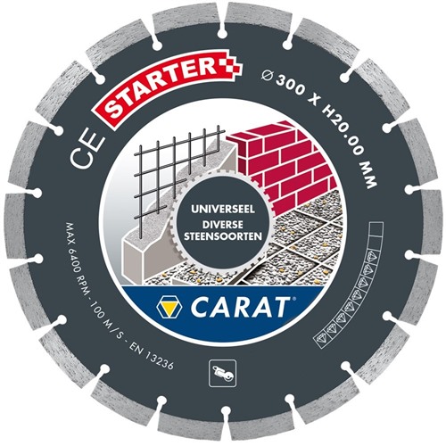 Foto Carat Diamantzaag Universeel Ø230x22,23mm, Ce Starter