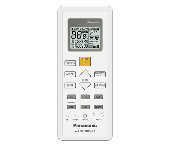 CS-BZ50XKE_Panasonic BZ_remote control_front view