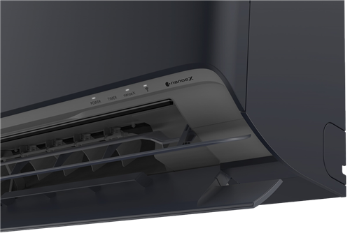 CS-XZ20XKEW-H_Panasonic Etherea black_indoor unit_right view detail open