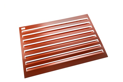 Foto Evolar - Back Panel vrijstaand XL brick red