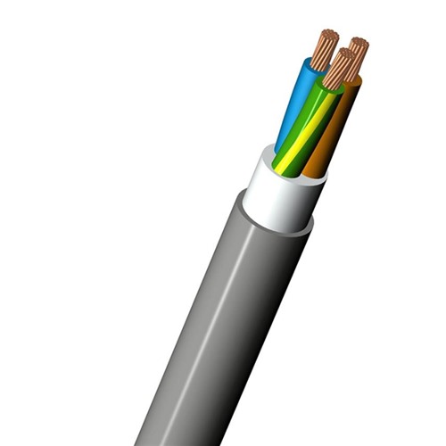 Foto 3x2.5 mm2 YMvK kabel Dca BL,BR,Gr/Y (100)