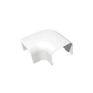 Foto Tecnosystemi Optima Wit platte bocht 75 - pr/st - VPE 5
