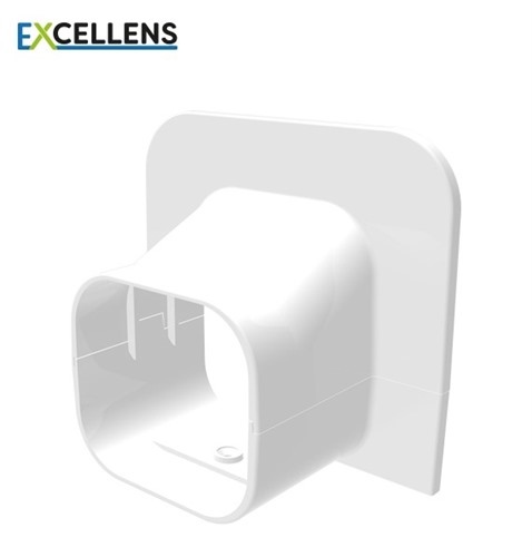 Afbeelding Tecnosystemi - Plafond eindkap 60 Wit (VPE 5)