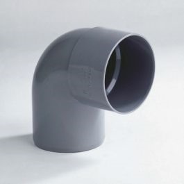 Afbeelding PVC Bocht mof/spie 90 gr - 32 mm