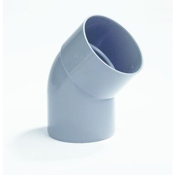 Foto PVC Bocht mof/spie 45 gr - 32 mm