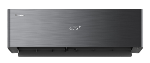 QH-25XV3BG_Hisense_Energy Pro X black indoor unit_front view open