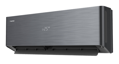 QH-25XV3BG_Hisense_Energy Pro X black indoor unit_right view open
