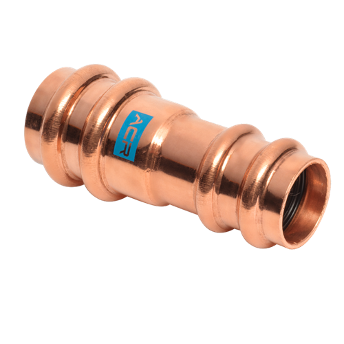 Foto ACR Copper Press Reducing coupling 1/2 x 3/8 pr/st VPE 5